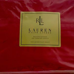 Ralph Lauren Estate Sateen Queen Size Sheet Set